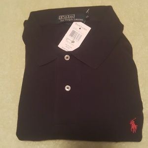 Polo by Ralph Lauren. navy-blue XL, long sleeves